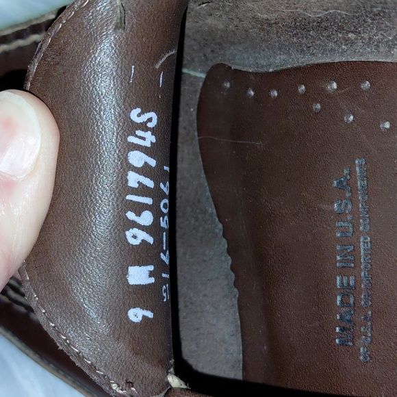 EUC Sebago Brown Leather Loafers 9M Little To No Wear Super Clean Inside - Picture 5 of 7